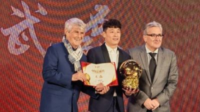中国足球“奥斯卡颁奖”:武磊第五次收获金球奖