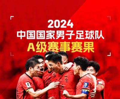 国足2024年A级赛事赛果：总计13场 3胜4平6负