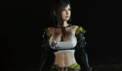 FF性感蒂法新Mod豪乳突脸 可选"无上衣"模式
