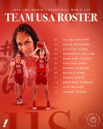 阿贾·威尔逊/克拉克/佩奇领衔！美国女篮公布世界杯12人名单！