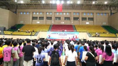 燃！马关第三届“逢春杯”气排球联赛打响！