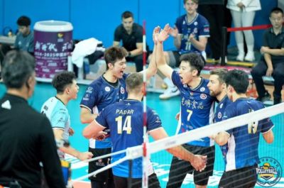 排超男排联赛上海保定同获两连胜 广东3-1挫南京