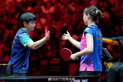 中国大满贯第5日孙颖莎陈幸同进8强 张本智和出局