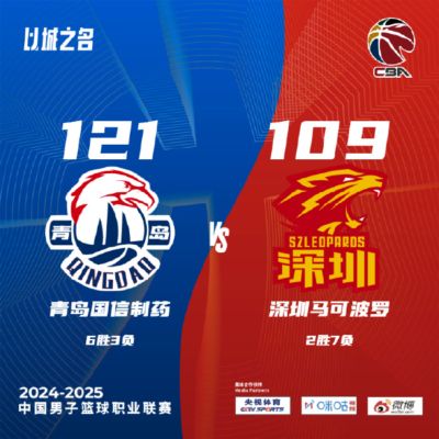 王睿泽30分杨瀚森29+10+7 青岛击败深圳