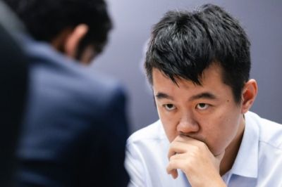国象世界冠军赛第12局 丁立人强势获胜总比分扳平