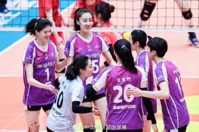 排超女排A级上海2-3负江苏 天津完胜北京两战皆捷
