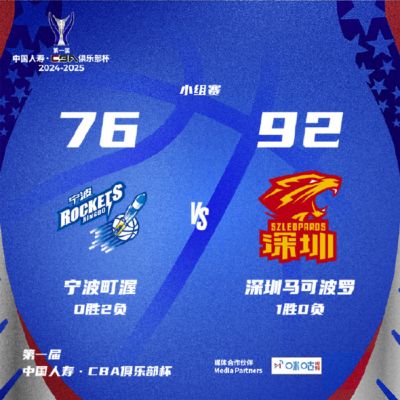 俱乐部杯-马奇34分宁波不敌深圳 周鹏11分