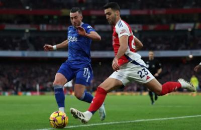 英超-皮克福德发挥神勇 阿森纳0-0闷平埃弗顿