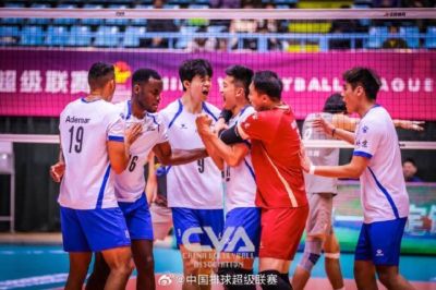 排超男排上海零封浙江获3连胜 北汽3-2福建迎首胜