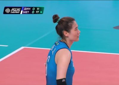 俄超女排莫斯科2-3车里雅宾斯克 王云蕗首发14分
