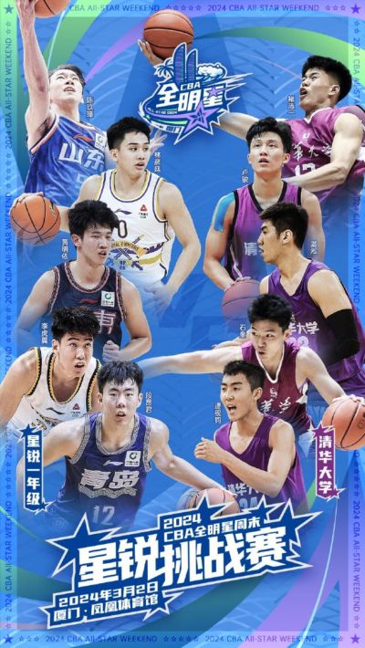 CBA全明星星锐赛:石奎20分清华险胜一年级队