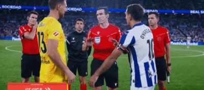 半场：马竞0-0皇社，李刚仁、尤尔曼德造险