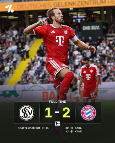 2-1！凯恩独造2球立大功，拜仁险胜升班马，奥利塞运气不佳，卫冕冠军2连胜