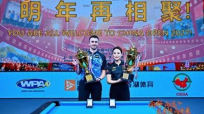 9球中国公开赛：中国女队收复失地，刘莎莎解锁“双冠王”