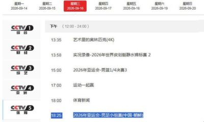 CCTV5直播亚运男足中朝大战！争小组第一避开东道主，朝鲜队只是开胃小菜