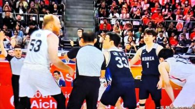 韩国男篮100：83战胜日本，中国男篮头号劲敌出现，复仇机会来了