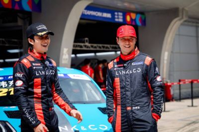 F1级赛道上的领克03+TCR赛车揭盖头