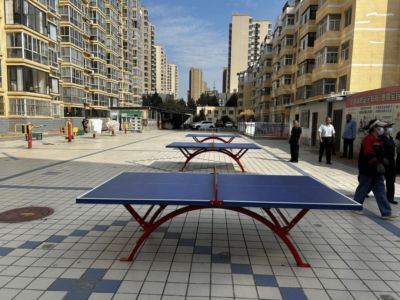 家门口添“新宠”！——中街街道为小区增设乒乓球桌，“乒”出邻里新活力!