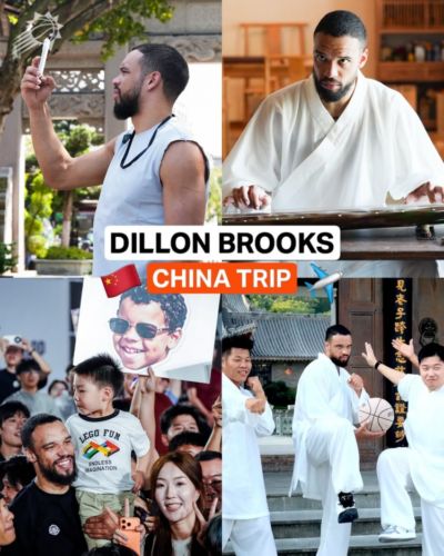 弹古筝打太极！太阳官方晒狄龙中国行合集：反派走向国际😈