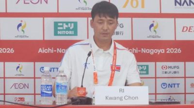 朝鲜U23主帅：中国亚运队实力强劲，我们会做充分的准备