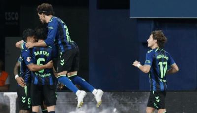 贝蒂斯2-1逆转比利亚雷亚尔 五战四胜高居西甲第三