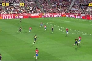 友谊赛-阿森纳4-1客胜赫罗纳 道曼传射措利斯破门热苏斯替补建功