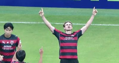 半场：2-1！张稀哲破门，邓捷夫送点！北京国安半场领先浦项铁人！