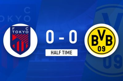 半场-多特蒙德0-0东京FC 比赛因大雨中断半小时丘库埃梅卡伤退