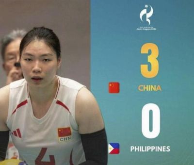 亚运会小组赛：中国女排3-0菲律宾女排，取开门红