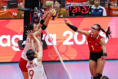 第三局25-8！亚运会-中国女排3-0菲律宾开门红 唐欣砍18分