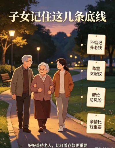我爸妈今年双双73岁，3天跟我交了底，说他俩存款大概有400多万