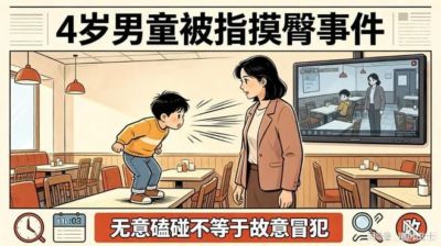 全网都错了！4岁男童摸臀事件：美国司法的温柔底线，打醒无数极端舆论
