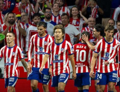 25岁韩国球星破门！马竞4-0大胜紧追皇马：周末直接对话 匪帅发狠