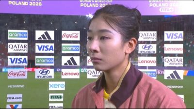 U20女足门将刘晨赛后哽咽：打到点球已经很棒了，后面要继续加油