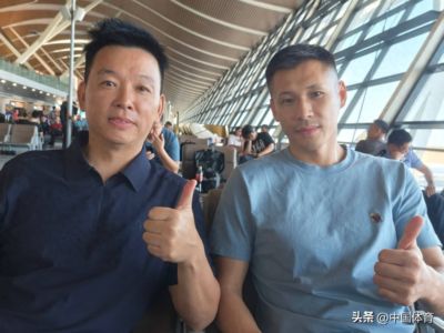 机场偶遇黄旭、张成龙！两位前体操国家队队长以裁判身份出征名古屋亚运会