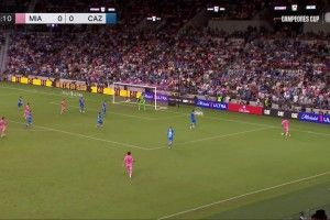 迈阿密2-0蓝十字首夺美墨杯！梅西传射迎百球里程碑＆生涯第48冠