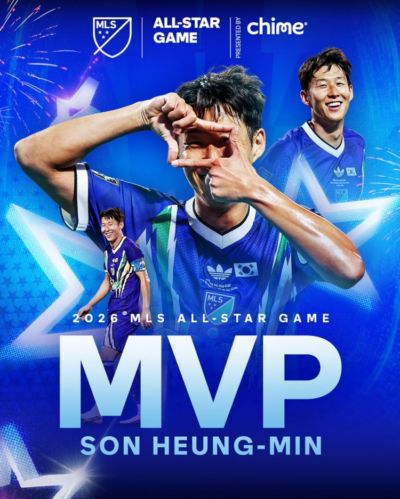 梅开二度!孙兴慜当选美职联全明星赛MVP