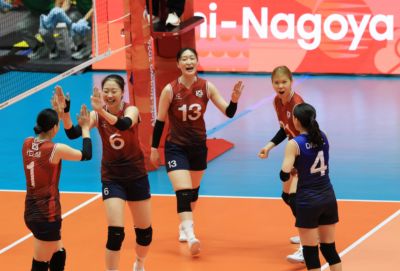 亚运女排-韩国3-0卡塔尔两战全胜 末轮与越南争小组头名