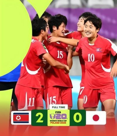 U20世界杯8强出炉！朝鲜2-0日本 中国女足惜败+同组2个对手均晋级