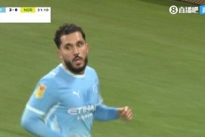进联赛杯16强！曼城轮换5-0大胜诺维奇 17岁桑巴双响新援阿兰传射