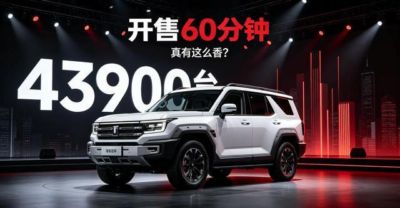 开售60分钟订单冲到43900台，吉利这款新车，真有这么香？