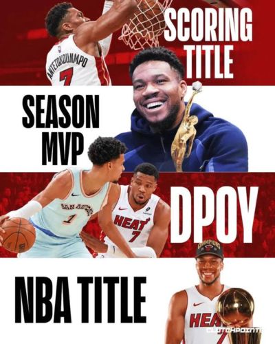 啥！字母哥包揽MVP+DPOY+总冠军！？