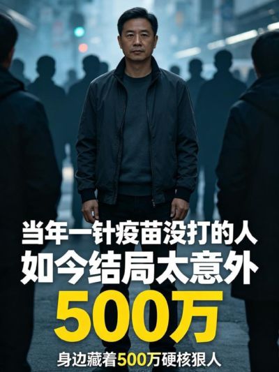 当年一针疫苗没打的500万人，如今结局出人意料，太真实了！