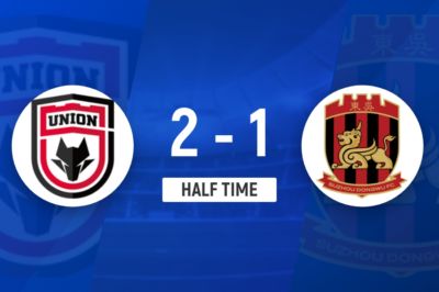 半场-陕西联合暂2-1苏州东吴 米尔扎提破旧主，陕西3分钟2球反超