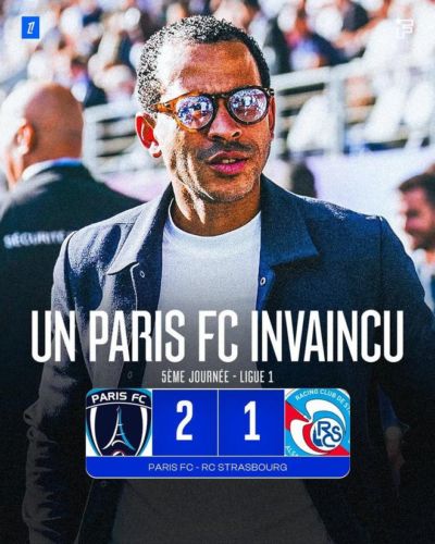 罗塞尼尔率巴黎FC2-1白堡升至法甲第二，新赛季至今保持不败
