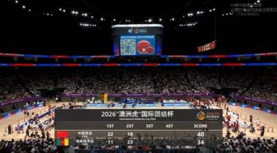 半场战报-中国男篮领先喀麦隆6分 贺希宁11+4+4 焦泊乔9+5
