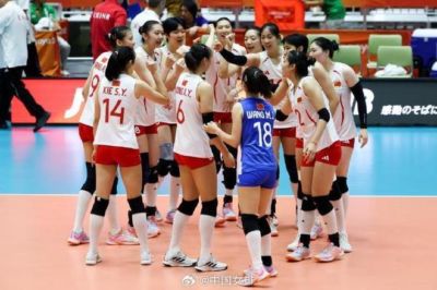 中国女排3-0战胜越南，跻身亚运会四强将战泰国女排