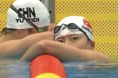 13岁于子迪破亚运纪录夺女子200米蝶泳冠军，中国队收获第六金
