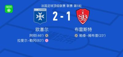 欧塞尔2-1逆转布雷斯特，阿彻破门