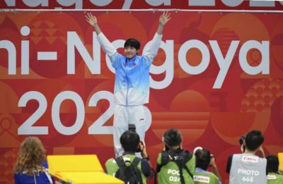 6金1银2铜！中国游泳队亚运首日五次改写赛会纪录
